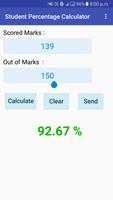 Student Percentage Calculator Plakat