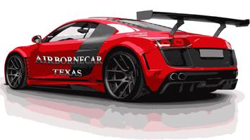 Airbornecar Texas الملصق