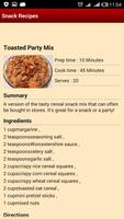 Snack Recipes 截图 2