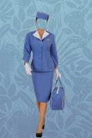 Hot Air Hostess Photo Suit Affiche