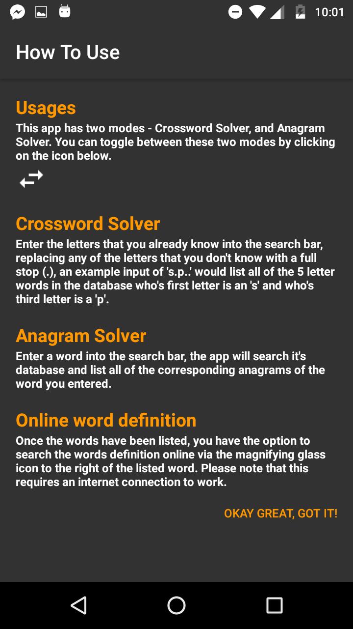Crossword Anagram Solver Free For Android Apk Download