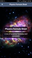 پوستر Physics Formula Sheet