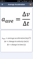 Physics Formula Sheet capture d'écran 1