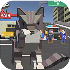 Pixel Kitten Cat Craft VS Dog VS Rat:Low MB Game