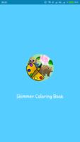 Shimmer Coloring Book الملصق