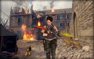 Special Ops Female Commando : TPS Action Game captura de pantalla 2