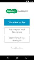 Specsavers Hearing Check Affiche