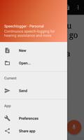 Speechlogger Personal captura de pantalla 1