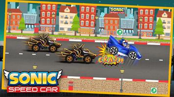 Speed Sonic Car 截图 2