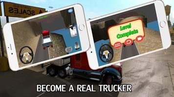 Cargo Truck Driver Affiche