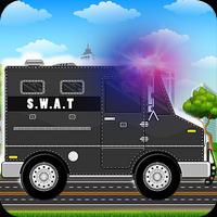 SWAT Car Racing Affiche