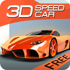 3D Скорость гонки в автомобиль иконка