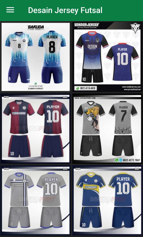 44 Desain  Baju  Futsal Di  android 