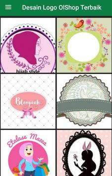 desain logo olshop muslimah kosong - doni gambar