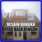 Desain Rangka Atap Baja Ringan ícone