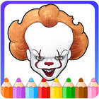 How To Color Pennywise IT (Pennywise Coloring) icône