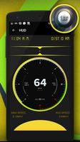 speedometer app HUD (mph) captura de pantalla 1