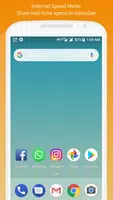 برنامه‌نما Internet Speed Meter عکس از صفحه
