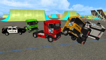 Euro Truck Chase: Skate carro-cop Cartaz