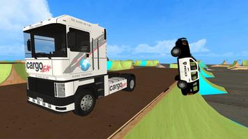 Euro Truck Chase: Schlittschuhwagen-Cop Screenshot 2