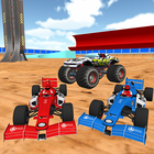 Formula Car Chase: Monster and Cop icône
