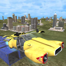 Unikalny samochód latający; 3D Szalony lot i rampy aplikacja