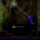 Spinne Tarzan - Swing Jumping Zeichen
