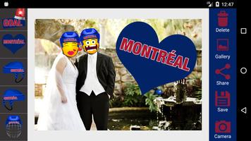 Montréal Hockey Photo Editor ภาพหน้าจอ 2