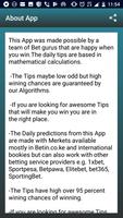 Daily Betting Tips for Sports اسکرین شاٹ 2