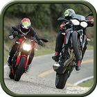 Traffic Attack Rider :3D Stunt icône