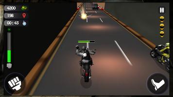 Traffic Attack Rider :3D Stunt capture d'écran 2