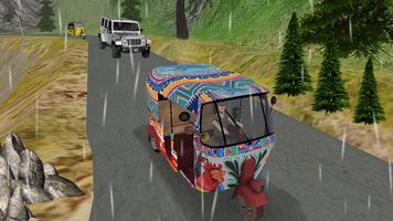 Tuk Tuk Rickshaw Offroad Drive capture d'écran 3