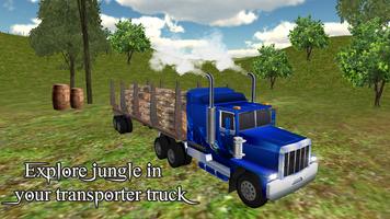Jungle Wood Transporter 2017 screenshot 3