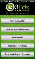3Lids Marijuana Biz Calculator plakat