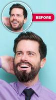Men Hair Style Mustache Editor Affiche