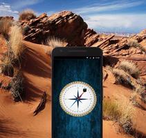 Qibla Compass: Direction précise, temps de prière Affiche
