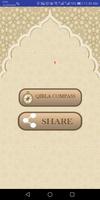 Qibla compass-find qibla direction finder poster