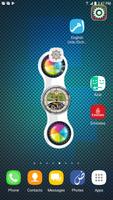 Fidget Spinner Live Wallpaper HD:  Spin Watch Time الملصق