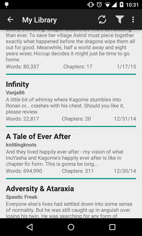 Fanfiction Reader APK Download - Free Books & Reference ...