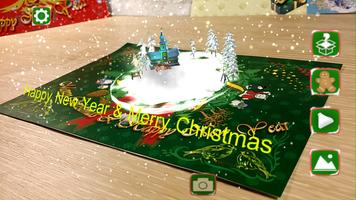 3D AR Dream Christmas Card poster