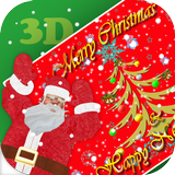 3D AR Happy Christmas Card icon