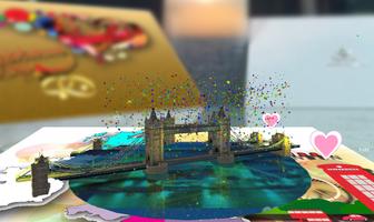 3D AR City Of Romance Card اسکرین شاٹ 2