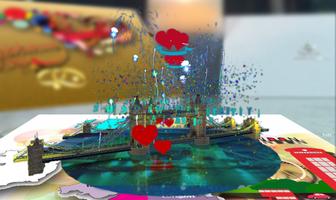 3D AR City Of Romance Card capture d'écran 3