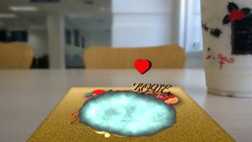 3D AR Heart Of Love Card screenshot 3