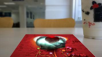 3D AR Heart Of Love Card screenshot 1