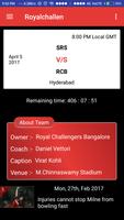 RCB IPL 2017 Live Match 海报