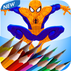 spiderMan Coloring icône