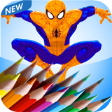 spiderMan Coloring Zeichen