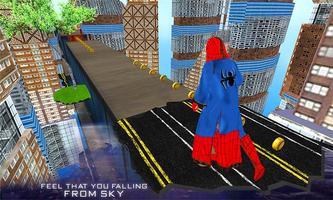 Spider Hero Super Sky Run Dancer capture d'écran 3