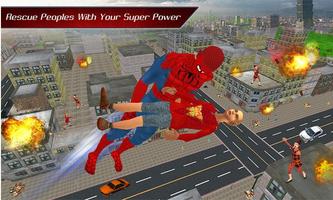 Spider Hero Super Spider Rescue Missions capture d'écran 3